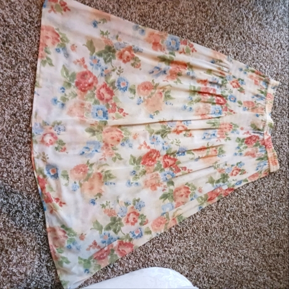 Express Vintage Floral Skirt L NWT - Picture 5 of 13